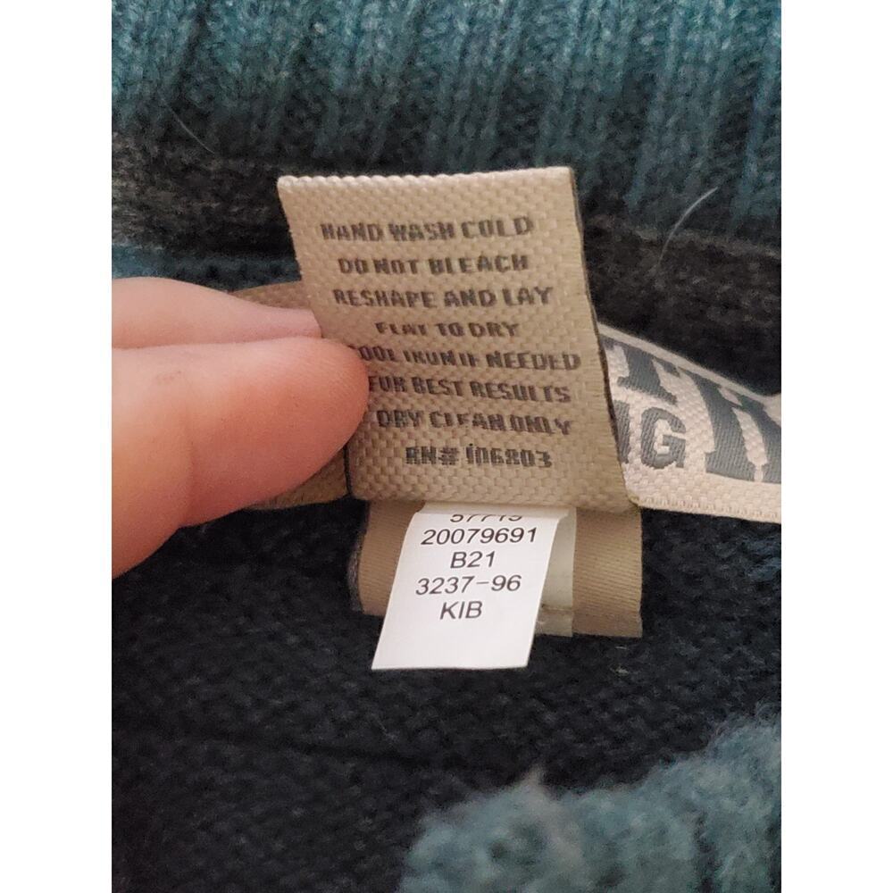 Duluth Trading Co Men’s Wool Blend Pullover Sweater XL Teal 70% Recycled Wool - Picture 12 of 13